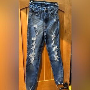 Aeropostale Super High Rise Curvy Jegging size 2 Reg